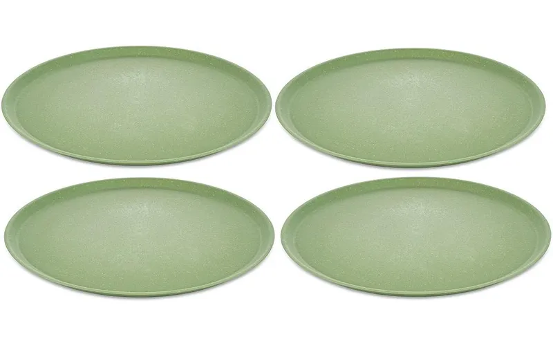 Koziol Speiseteller Connect 25.5 cm, 4 pezzi, verde