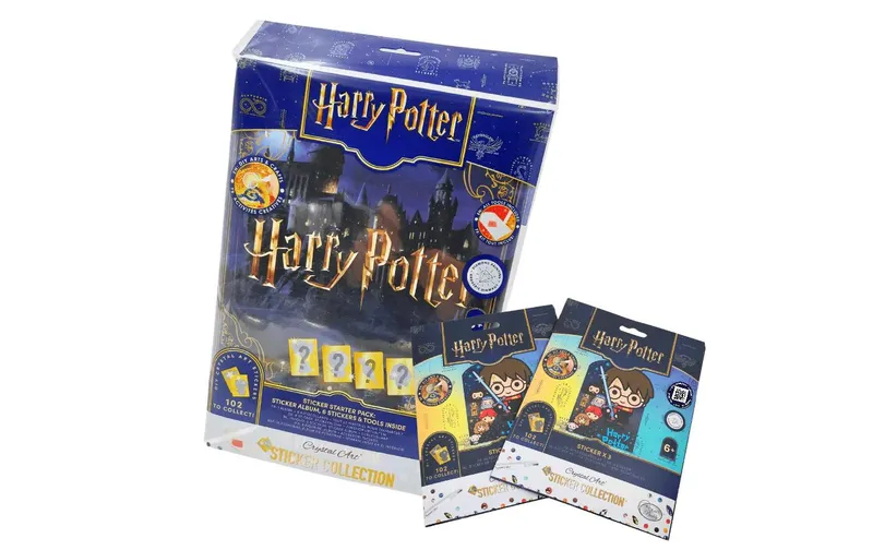 CRAFT Buddy Bastelset Harry Potter Crystal Art Sticker Album Starter