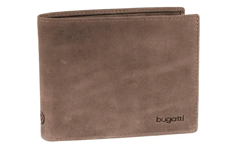 Bugatti Portemonnaie Volo Scheintasche mit Klappe medium Braun