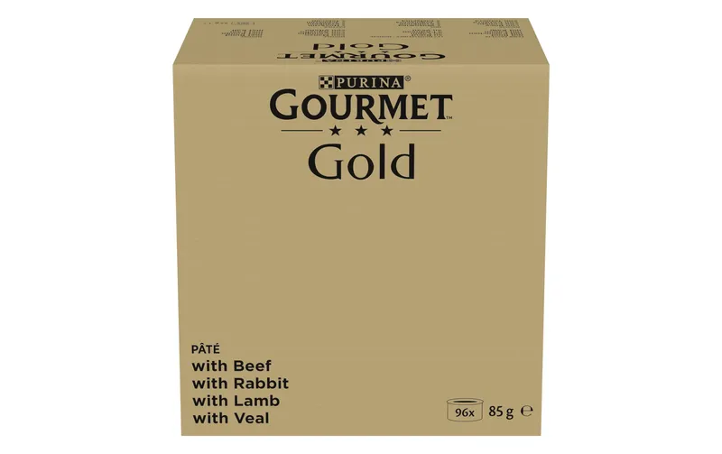Purina Gourmet Nassfutter Gourmet Gold Feine Pastete Fleisch 96 x 85 g
