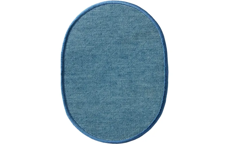Mono-Quick Flicktessuto oval 2 pezzi, blu