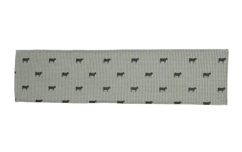 Hubatka Tischläufer Bella 135 cm x 35 cm, green