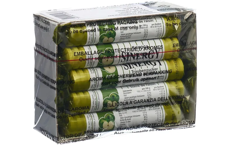 Sinergy Traubenzucker Apfel 15 x 40 g