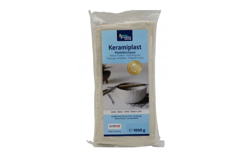 Glorex Modelliermasse Keramiplast Alt white