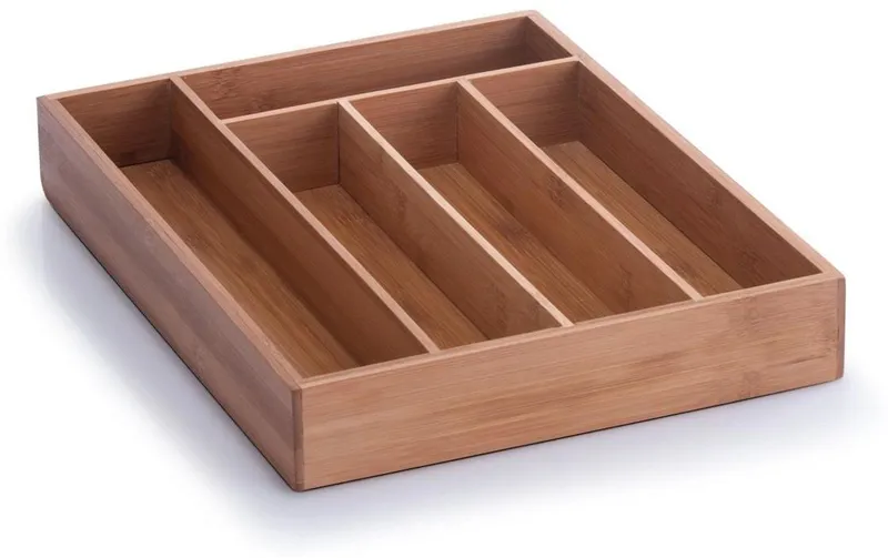 Zeller Present Besteckkasten Bamboo brun
