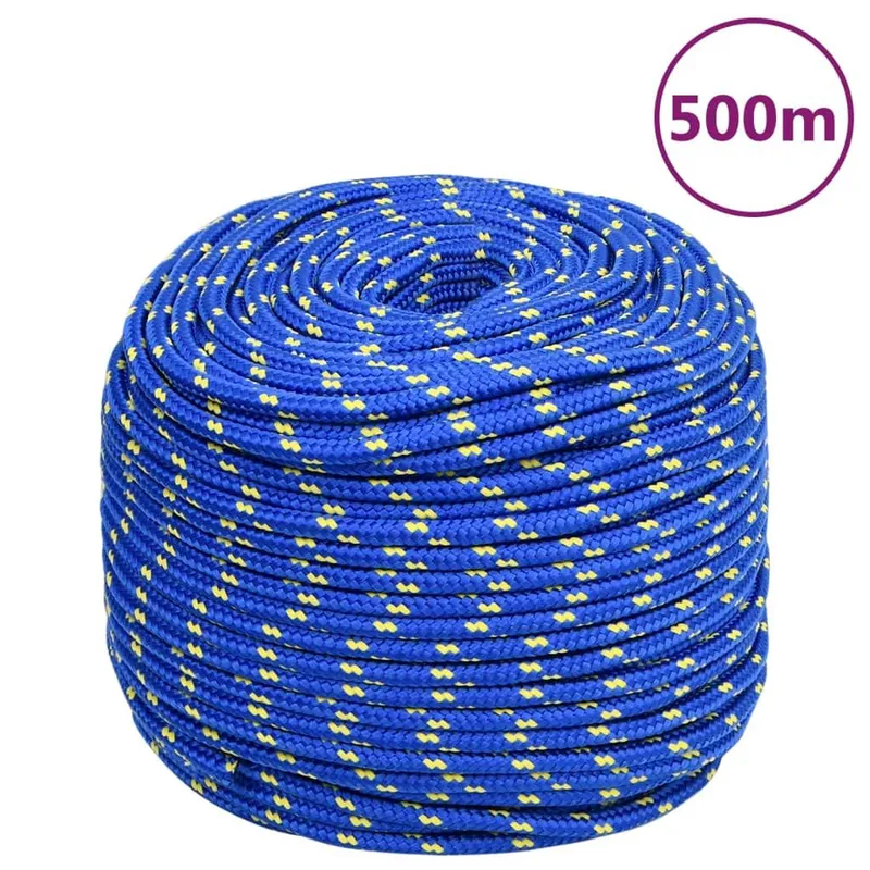 Bootsseil blu 10 mm 500 m Polypropylen