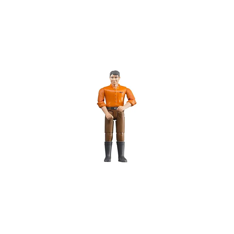 Bruder Spielwaren Figur con brauner Hose