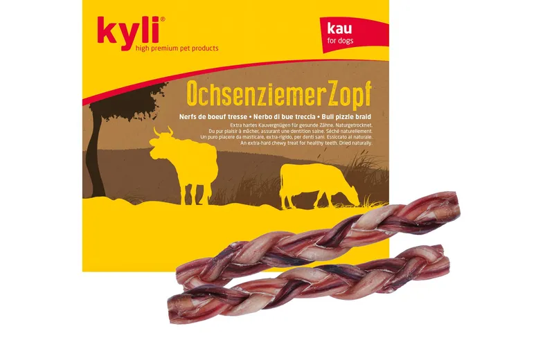 kyli Kaustange Ochsenziemer Zopf 30 cm 2 pezzi