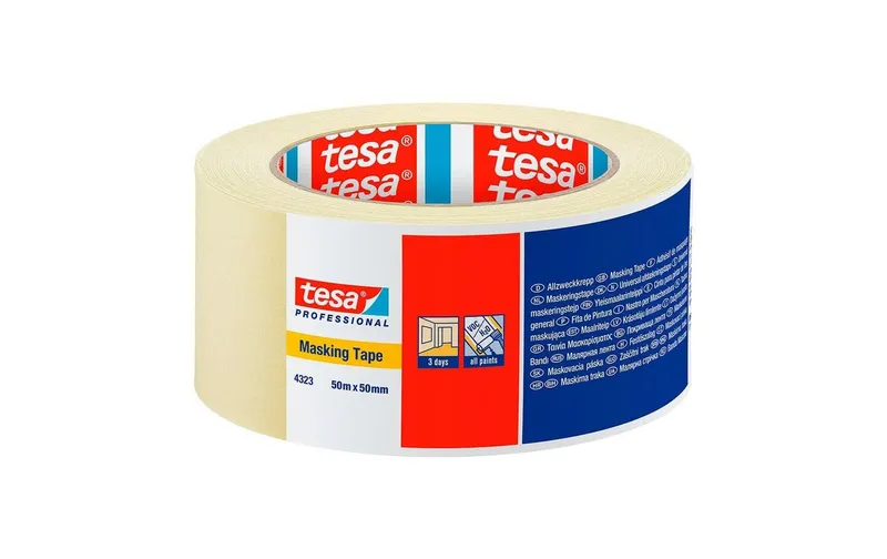 tesa Malerband Krepp Universal 50m x 50 mm, Chamois