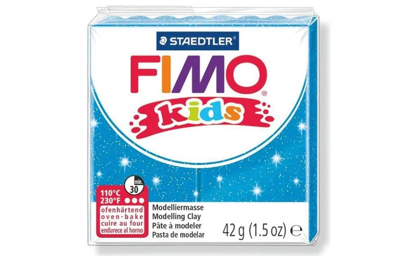 Fimo Modelliermasse Kids Glitter blue