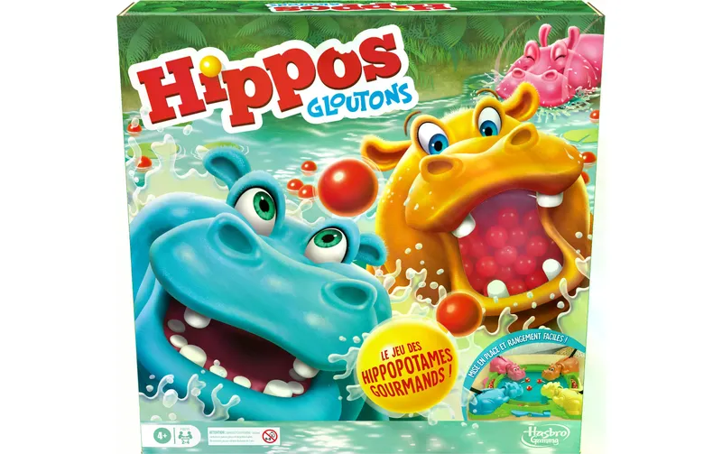 Hasbro Gaming Kinderspiel Hippos Gloutons -FR