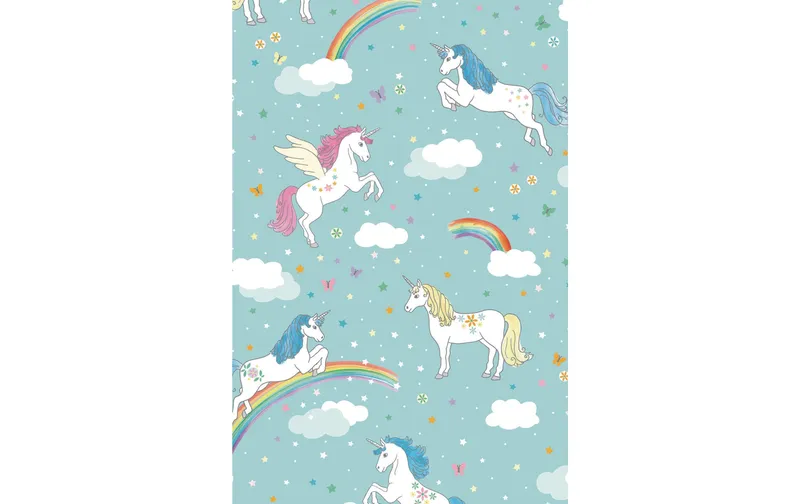 Stewo Geschenkpapier Melody Einhorn, 70 cm x 2 m