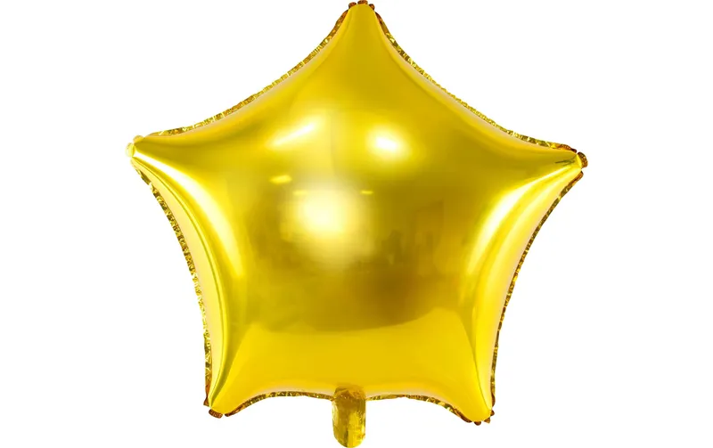 Partydeco Folienballon Star Gold