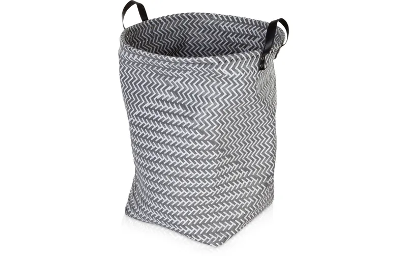 Möve Wäschesammler Weave 80 l, grey