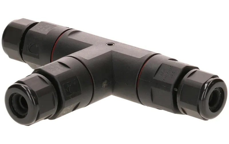 Max Hauri Verbindungsmuffe T-pezzi IP68, 6.5 - 11 mm, nero