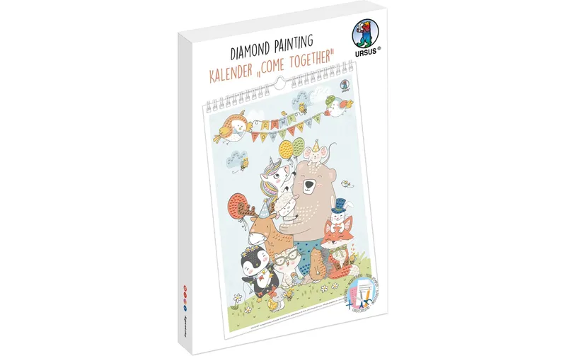 URSUS Diamond Painting Kalender Come Together DIN-A4