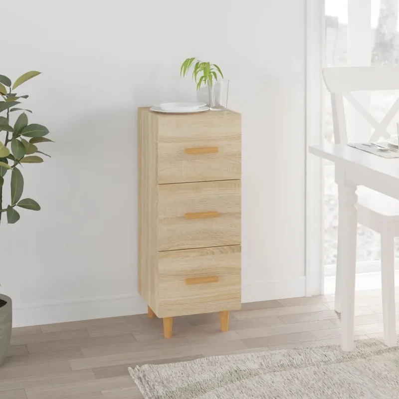 Credenza Rovere Sonoma 34,5x34x90 cm Legno multistrato