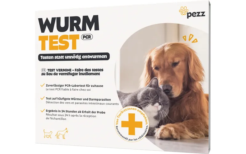 pezz PCR Wurmtest per Hunde e Katzen