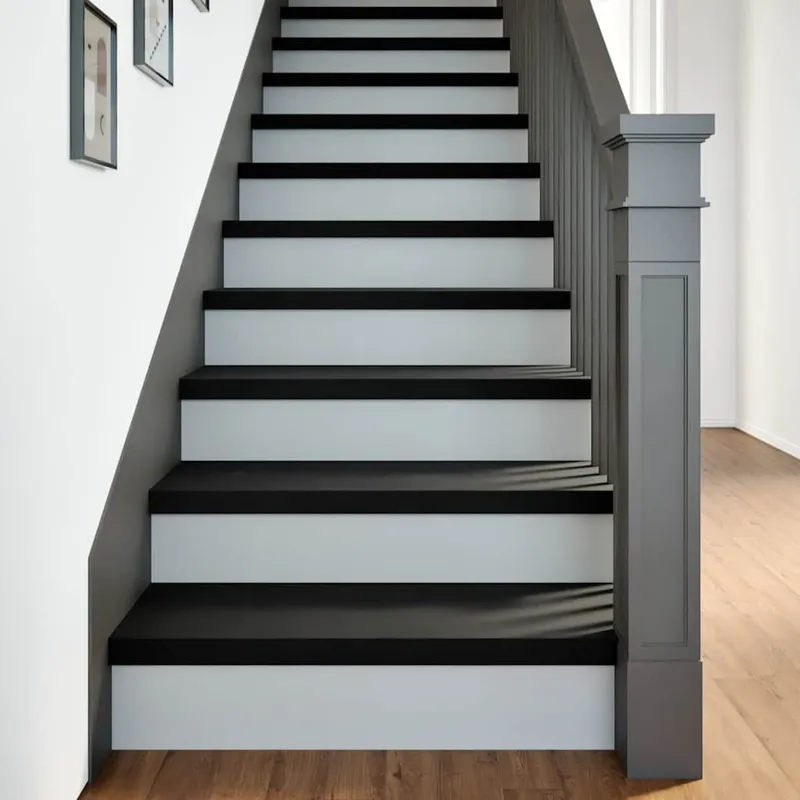 Treppenstufen 8 Stk. marrone-nero 80x25x2 cm Massivholz Eiche
