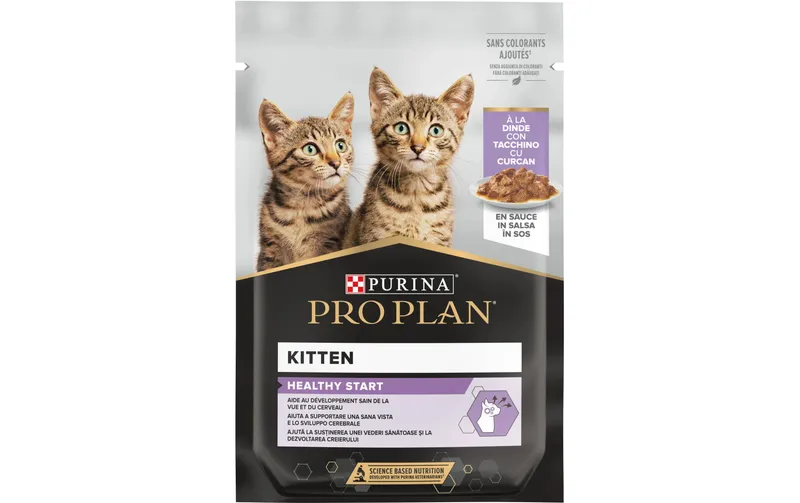 Purina Pro Plan Kitten Healthy Start in Sauce avec Truthahn 26 x 85 g