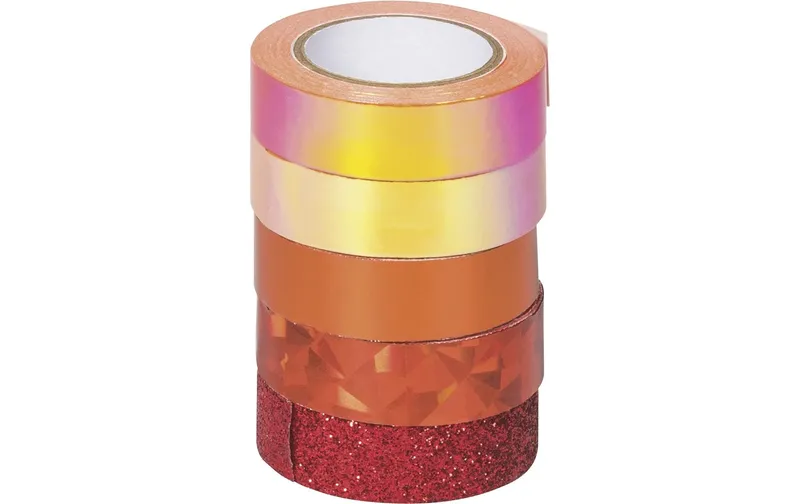 Heyda Washi Tape Effekt Mix Basic orange