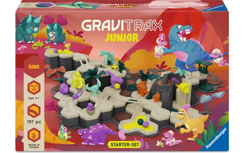 Ravensburger Kugelbahn GraviTrax Junior Starter-Set XXL Dino