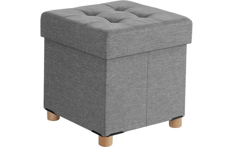 Songmics Sitztruhe with storage space, light grey