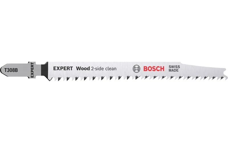 Bosch Professional Stichsägeblatt EXPERT Wood 2-side clean T 308 B, 5 pezzi
