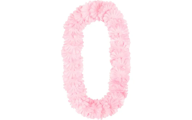 Partydeco Halskette Hawaii 120 cm, Hellrosa
