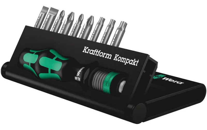 Wera Bit-Set Kraftform Kompakt 10-teilig
