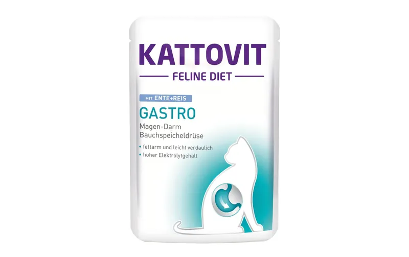 Kattovit Nassfutter Gastro Ente und Reis, 85 g