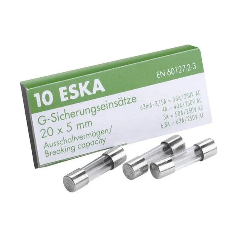 Elektromaterial Schmelzsicherung ESKA 5 x 20 FST 5A