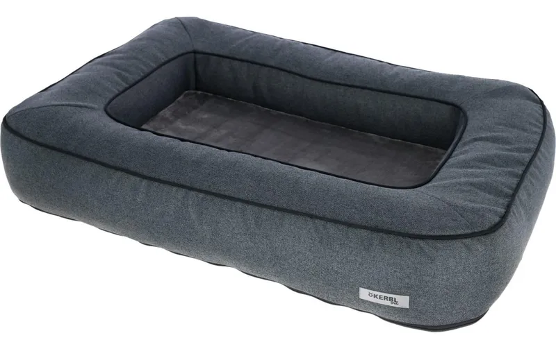 Kerbl Hunde-Bett Platin Ortho eckig L, Grau