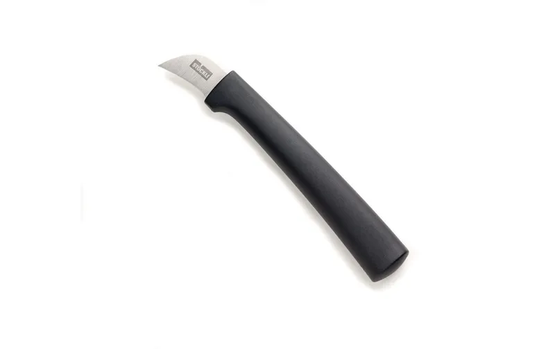 Stöckli Marronimesser Silber/nero