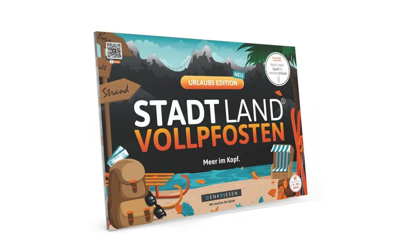Denkriesen Stadt Land Vollpfosten A4 Block Urlaubs Edition -DE