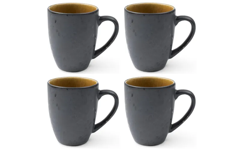 Bitz tasse à café 300 ml, 4 pièces, gris/Hellbraun