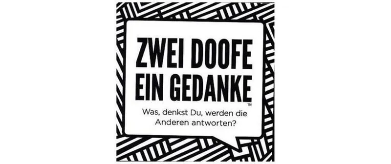Kylskapspoesi AB Kartenspiel Zwei Doofe un Gedanke -DE