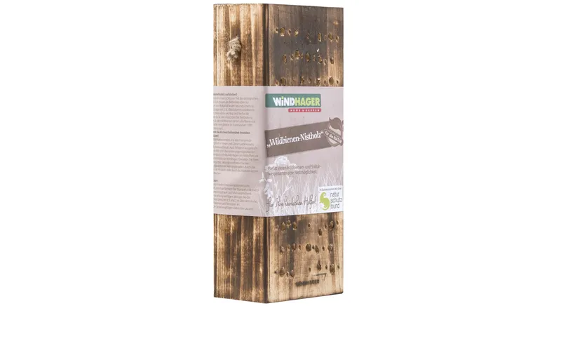 Windhager Insektenhotel Wildbienenholz