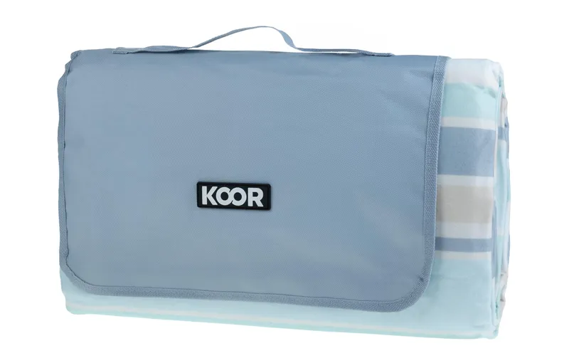 KOOR Picknickdecke Skyline, bleu 150 x 200 cm