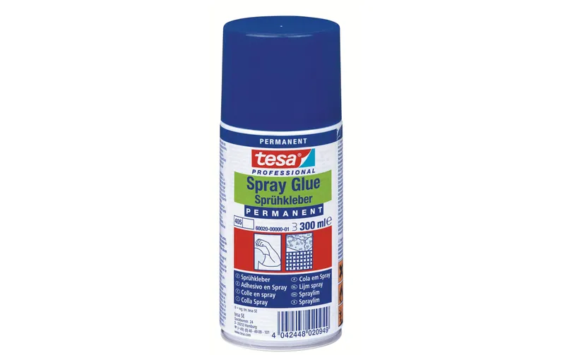 tesa Sprühkleber Permanent 300 ml, transparent