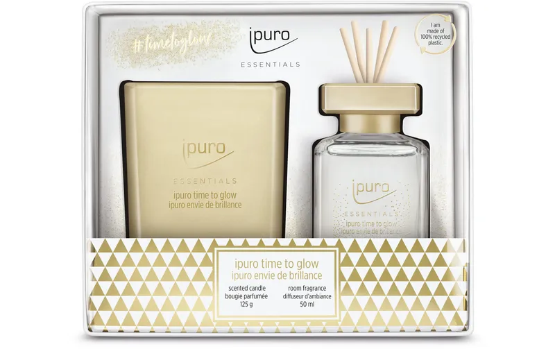 ipuro Duftstäbchen et Duftkerze Time to glow