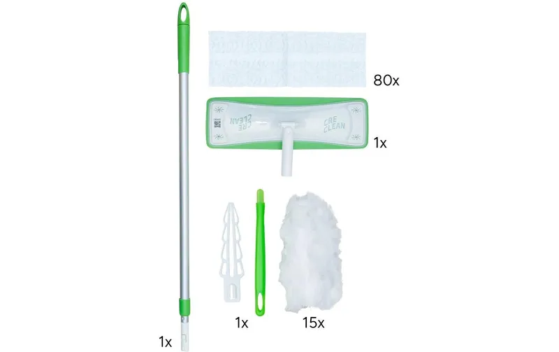CreaClean Kit de démarrage balai serpillère sol XL