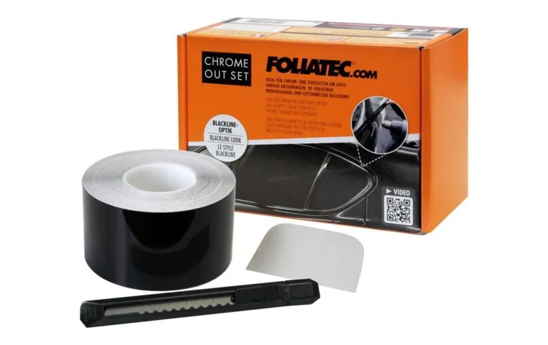 Foliatec Klebefolie Chrome Out Set Schwarz