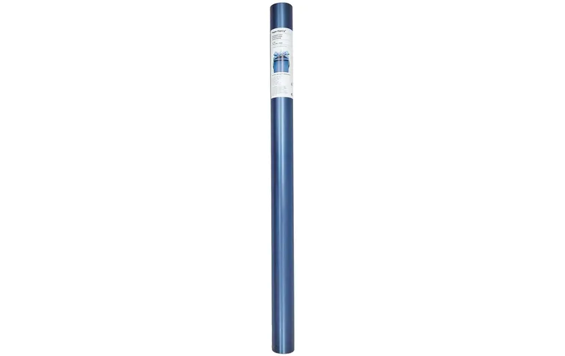 Rico Design Geschenkpapier Metallic 70 cm, 1 pièces, bleu matt