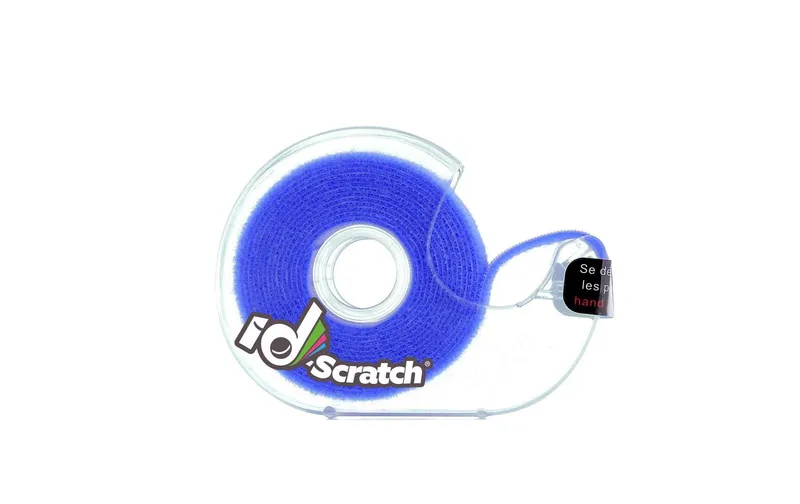 Patchsee Klettband-Box ID-SCRATCH Dispender Box bleu