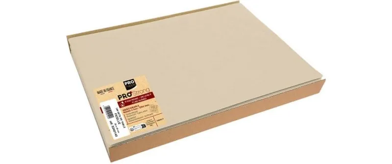 PRO nappe Tischset 100 pezzi 30 cm x 40 cm, Hellbraun