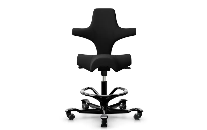 HÅG Bürostuhl Capisco 8106 mit Fussring black