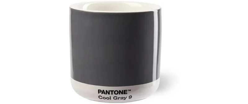 Pantone by Copenhagen Design Latte Thermobecher 220 ml, 1 pezzi, Dunkelgrau