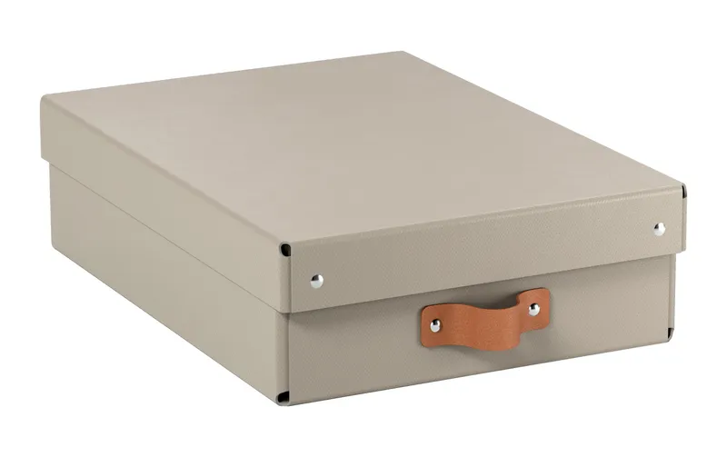 Leitz Arrchivbox Puro flach mit Klappdeckel, 2 pezzi, Sand