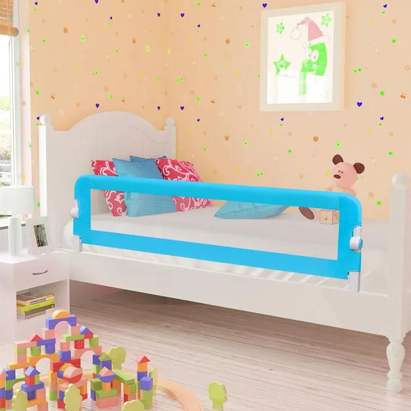 Kleinkind-Bettschutzgitter blu 120x42 cm Polyester